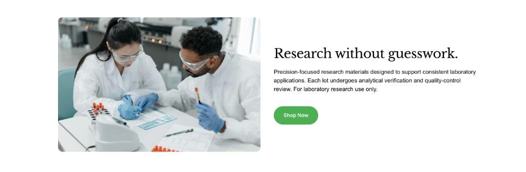 Researchers reviewing laboratory documentation